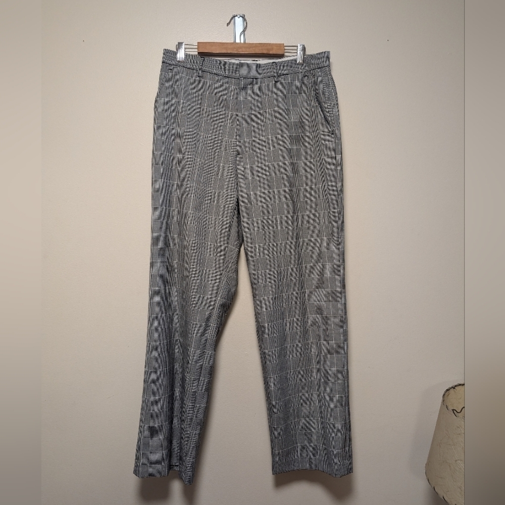 Michael Kors Wool Blend Gray Plaid Dress Pants | Men’s Size 34x32